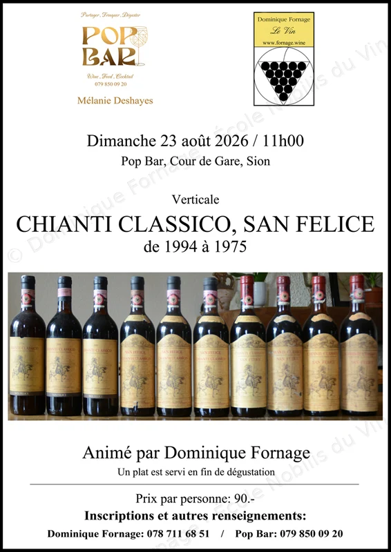 Papillon d'annonce — Verticale de Chianti Classico San Felice