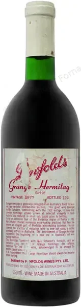 Grange_Hermitage_Penfolds_Shiraz Syrah_1977_Dominique Fornage Wine Vin ecole nobilis