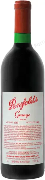 Grange_Hermitage_Penfolds_Shiraz Syrah_1983_Dominique Fornage Wine Vin ecole nobilis