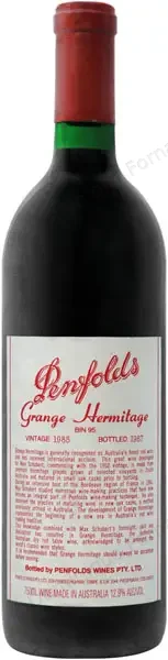 Grange_Hermitage_Penfolds_Shiraz Syrah_1985_Dominique Fornage Wine Vin ecole nobilis