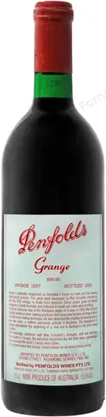 Grange_Hermitage_Penfolds_Shiraz Syrah_1987_Dominique Fornage Wine Vin ecole nobilis
