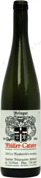 Muskateller Burgergarten Muller Catoir 2001 Dominique Fornage Wine Vin ecole nobilis