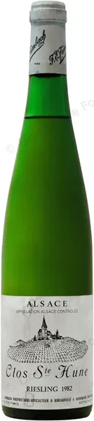 Riesling Clos Sainte Hune Trimbach 1982 Dominique Fornage ecole nobilis