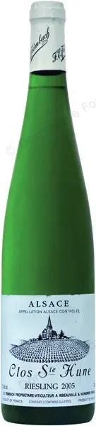 Riesling Clos Sainte Hune Trimbach 2005 Dominique Fornage Wine Vin ecole nobilis
