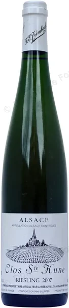 Riesling Clos Sainte Hune Trimbach 2007 Dominique Fornage Wine Vin ecole nobilis