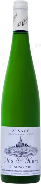 Riesling Clos Sainte Hune Trimbach 2008 Dominique Fornage Wine Vin ecole nobilis