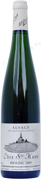 Riesling Clos Sainte Hune Trimbach 2009 Dominique Fornage Wine Vin ecole nobilis