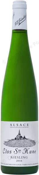 Riesling Clos Sainte Hune Trimbach 2016 Dominique Fornage Wine Vin ecole nobilis