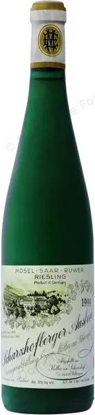 Riesling Egon Muller Auslese Scharzhofberger 1999 Dominique Fornage Wine Vin ecole nobilis