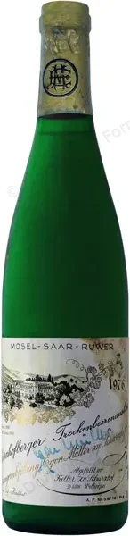 Riesling Egon Muller Trockenbeerenauslese TBA Scharzhofberger 1976 Dominique Fornage Wine Vin ecole nobilis