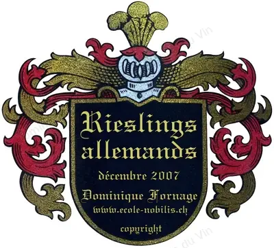 Maringer 1971 Sigle Dominique Fornage Wine Vin ecole nobilis