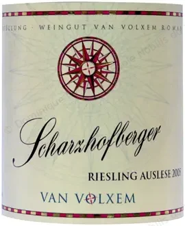 Riesling Van Volxem Auslese Scharzhofberger 2005 Dominique Fornage Wine Vin ecole nobilis