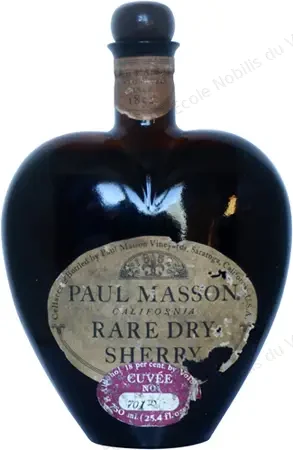 Jerez Sherry Rare Dry Paul Masson Dominique Fornage Wine Vin ecole nobilis