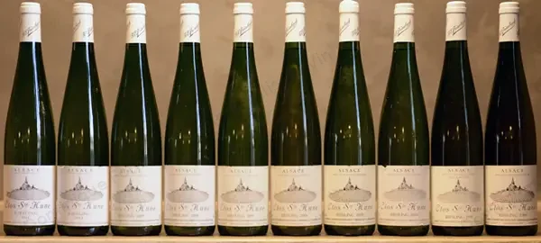 Riesling Clos Sainte Hune Trimbach ligne a Dominique Fornage Wine Vin ecole nobilis