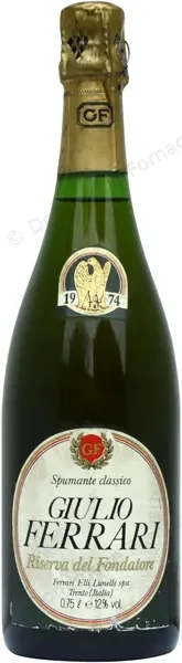 Riserva Fondatore Giulio Ferrari Lunelli Trento 1974 Dominique Fornage Wine Vin ecole nobilis