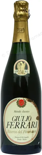 Riserva Fondatore Giulio Ferrari Lunelli Trento 1983 Dominique Fornage Wine Vin ecole nobilis