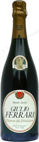 Riserva Fondatore Giulio Ferrari Lunelli Trento 1990 Dominique Fornage Wine Vin ecole nobilis