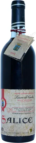 Salice Salentino Vendemmia Speciale Leone Castris 1964 Dominique Fornage Wine Vin ecole nobilis