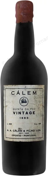 Porto Calem 1963 Vintage Quinta Foz Dominique Fornage Wine Vin ecole nobilis