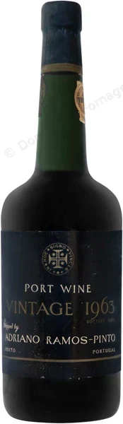 Porto Ramos Pinto Adriano 1963 Vintage Dominique Fornage Wine Vin ecole nobilis